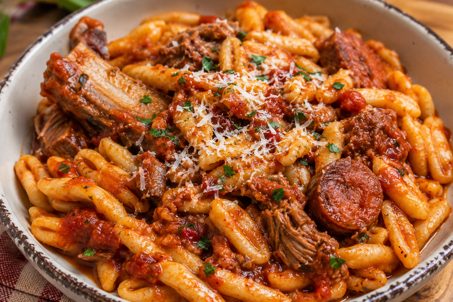 Cavatelli al Sugo di Maiale