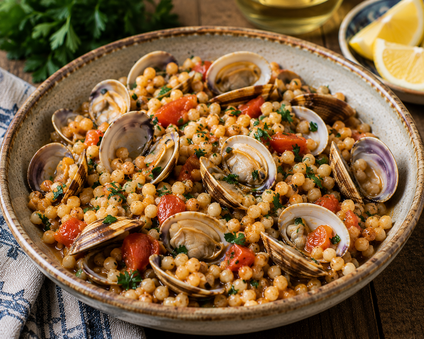 Fregola con Arselle